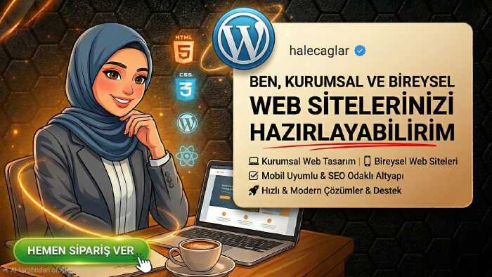 kurumsal ve bireysel web sitelerinizi hazırlayabilirim