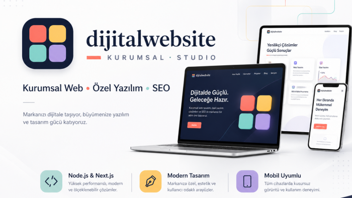 kurumsal web siteniz için yazılım geliştiririm