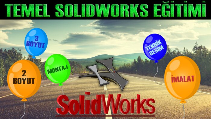 profesyonel olarak temel seviye solidworks eğitimi veririm
