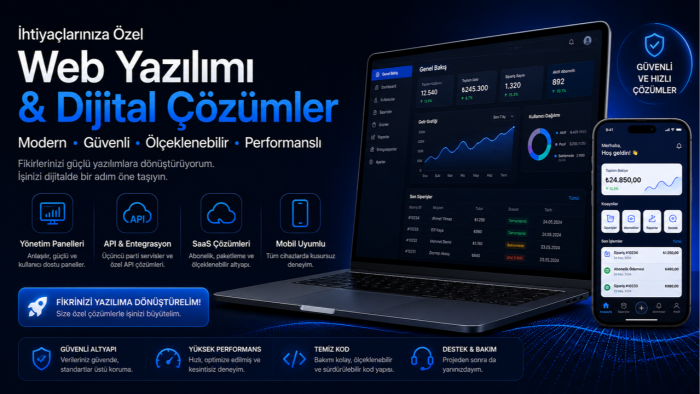 size özel modern web sitesi geliştirebilirim