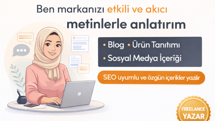markanızı etkili ve akıcı metinlerle anlatmaktayım