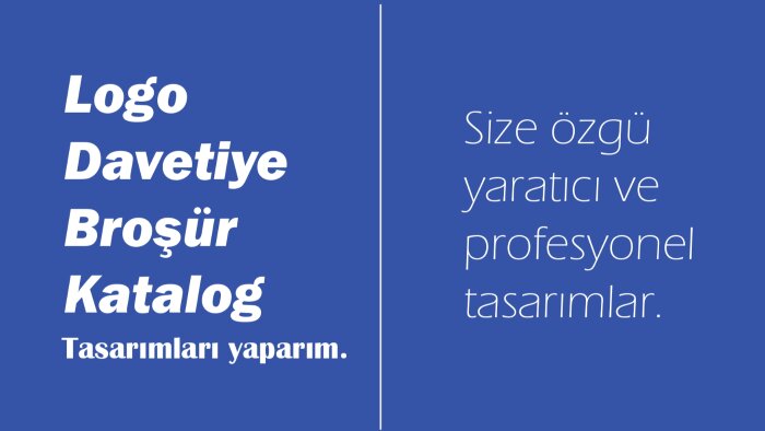 davetiye tasarımı yaparım