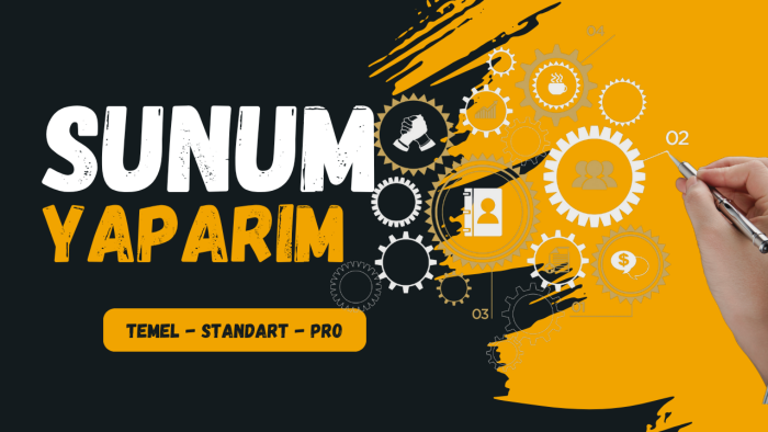 profesyonel sunum tasarlarım