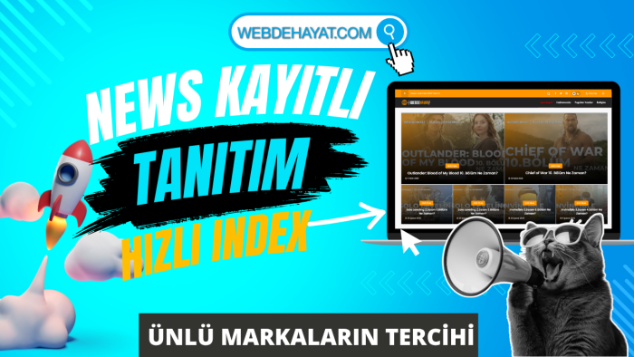 2022’den beri aktif olan sitemde tanıtım yazınızı yayınlarım