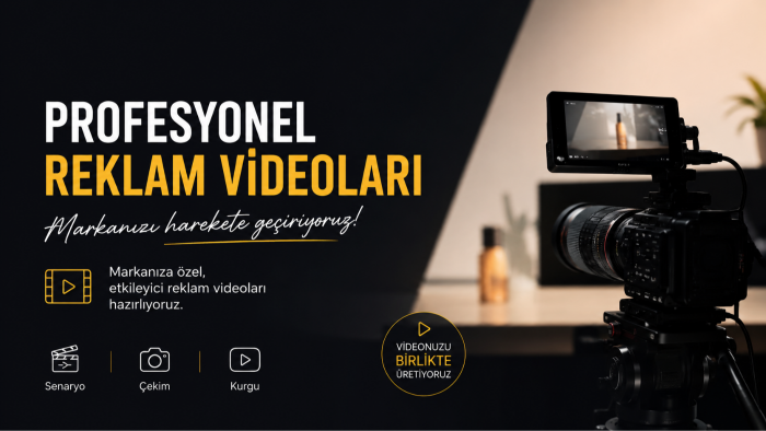 yapay zeka ile profesyonel reklam videosu yapıyorum