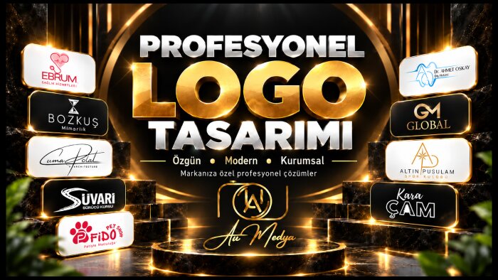 modern ve bol alternatifli logo tasarımı yapıyorum