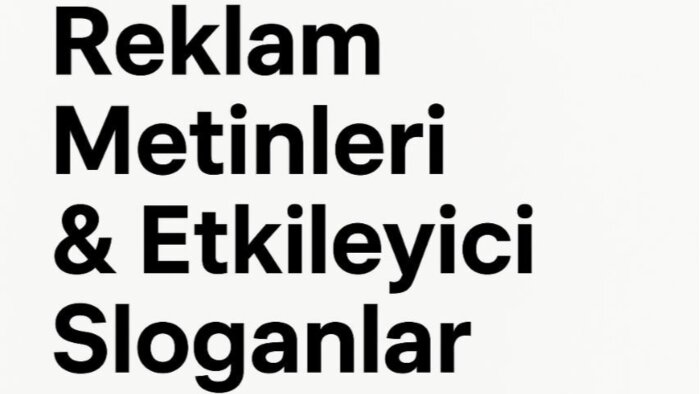 markanıza etki katacak reklam ve slogan metinleri yazarım