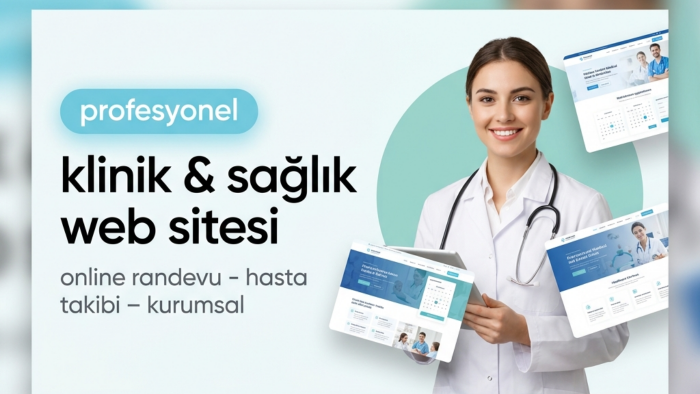 sağlık ve klinik web sitesi tasarlayabilirim