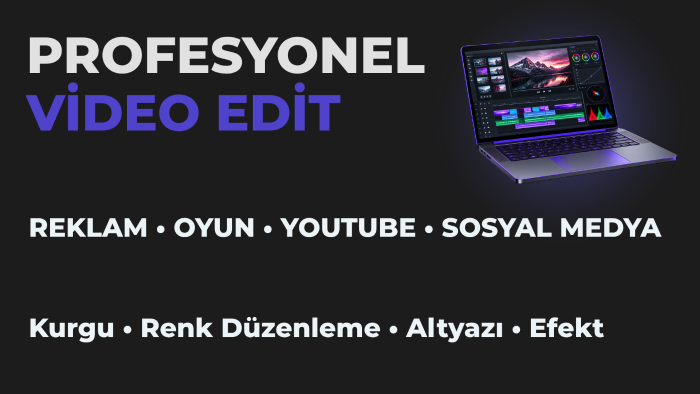 sosyal medya ve reklam videolarınızı düzenleyebilirim