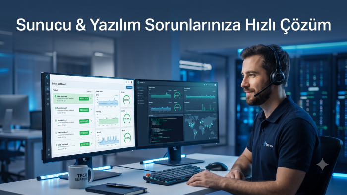 sunucu ve yazılım sorunlarınızı uzaktan çözerim