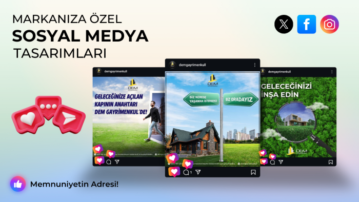 sosyal medyanıza etkili postlar hazırlarım