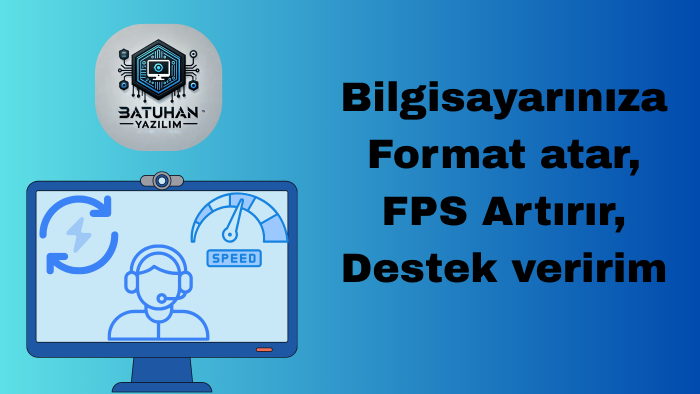 bilgisayarınızın ile ilgili her konuda teknik destek veririm
