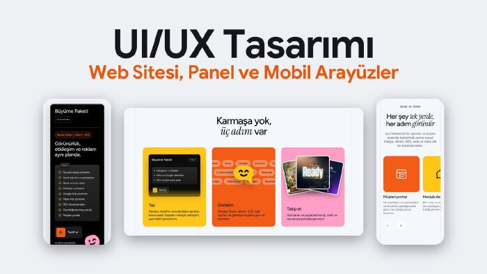 web siteniz ve uygulamanız için ui/ux tasarımı yaparım