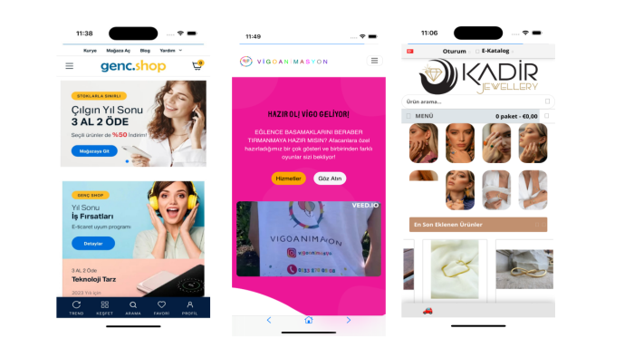 web sitelerinizi mobil uygulamaya çevirebilirim