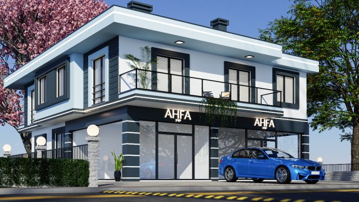 3D mimari iç ve dış mekan render modelleme yaparım
