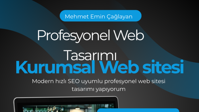 SEO uyumlu modern web sitesi tasarımı yaparım