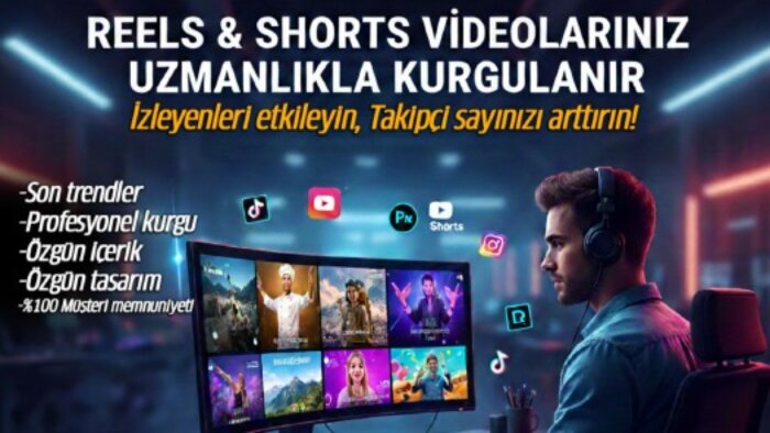 Sosyal medya videolarınızı etkileyici şekilde kurgularım