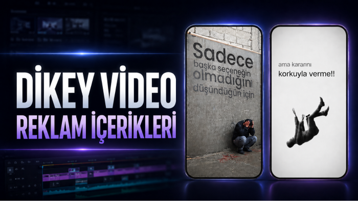 markanız için dikey reklam videosu kurgularım