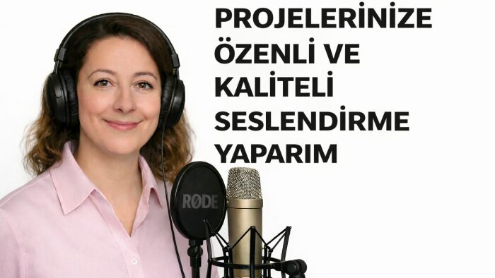 kaliteli seslendirme yaparım