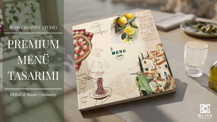 restoran, kafe ve oteller için premium menü tasarlarım
