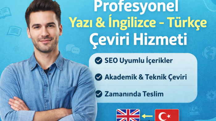 profesyonel metin yazarlığı ve çeviri yaparım
