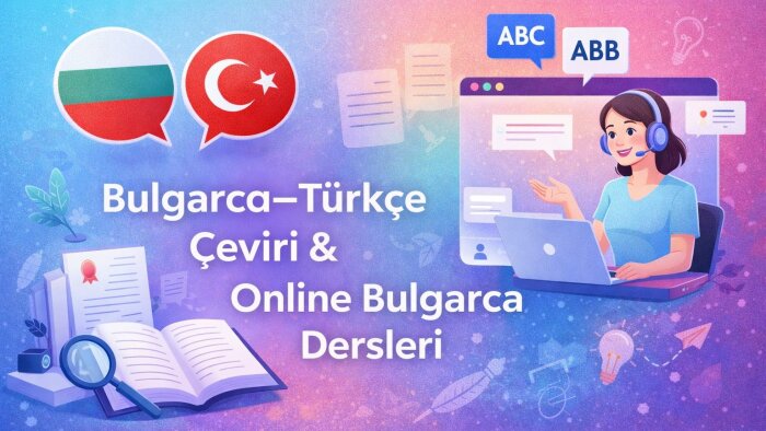 Bulgarca-Türkçe ve Türkçe-Bulgarca çeviri yaparım