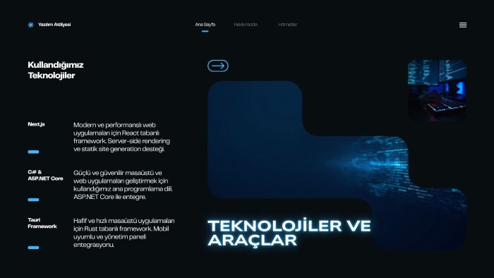işletmenize özel web ve masaüstü yazılımı yaparım