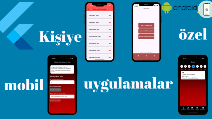 profesyonel olarak mobil uygulamalar geliştirebilirim