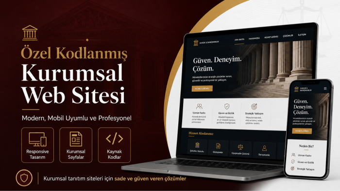 kurumsal ve mobil uyumlu web sitesi hazırlayabilirim