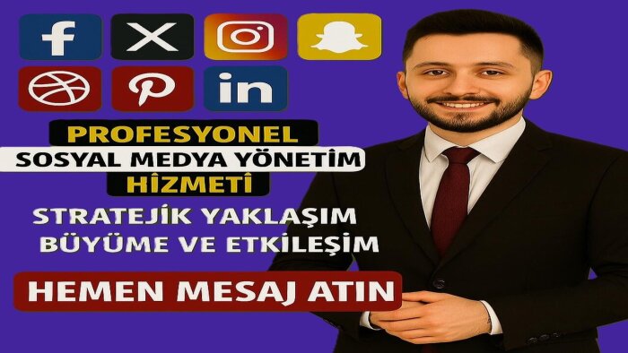 sosyal medya hesaplarınızın yönetimini sağlarım