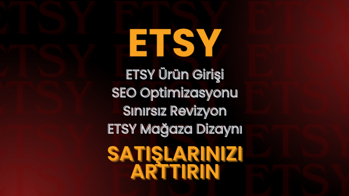 sizin için ETSY mağazanıza ürün girişi yapabilirim