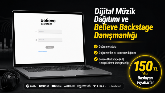 believe backstage hesabı edinmenizde danışmanlık yapabilirim