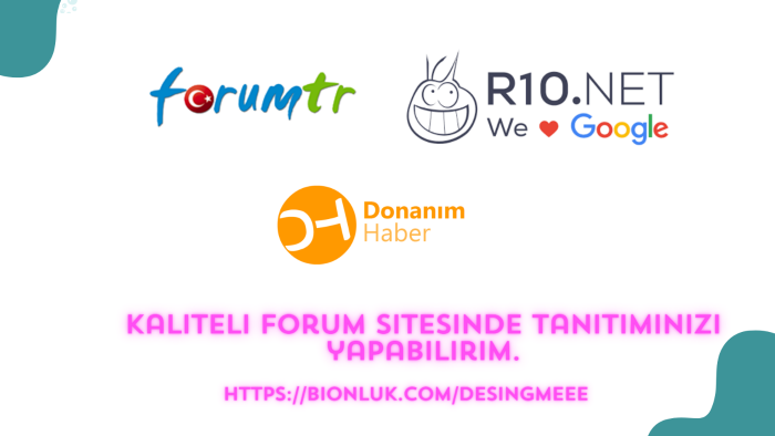 Türk kaliteli forum sitesinde tanıtımınızı yapabilirim