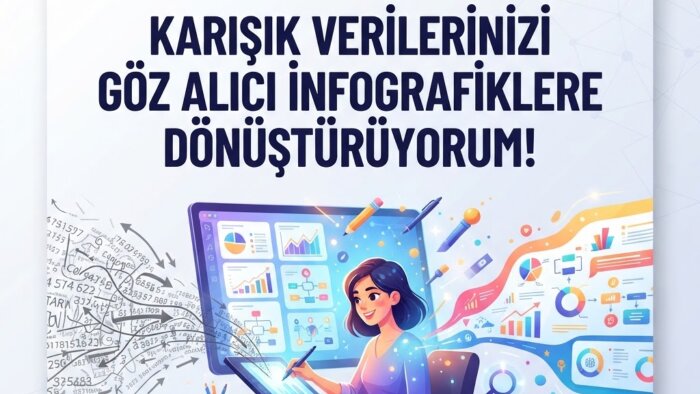 sunumlarınız için infografikler hazırlıyorum