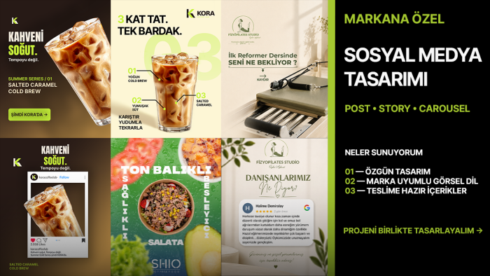 sosyal medya postlarınızı tasarlarım