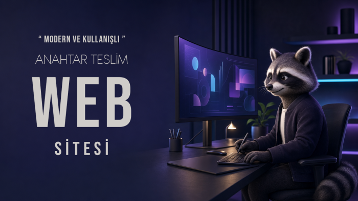 anahtar teslim biçimde web sitenizi teslim ederim
