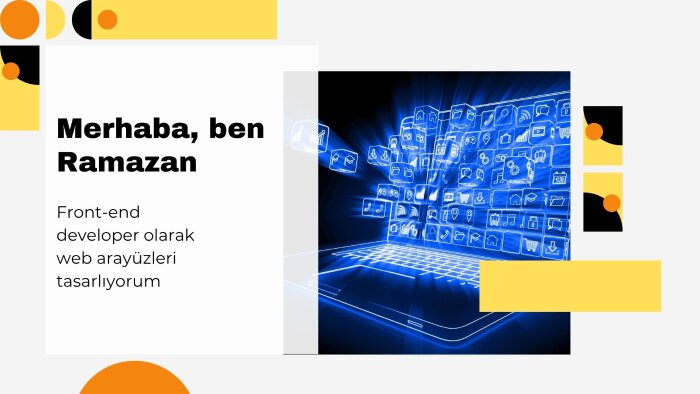 modern ve kullanıcı dostu ara yüzler tasarlarım
