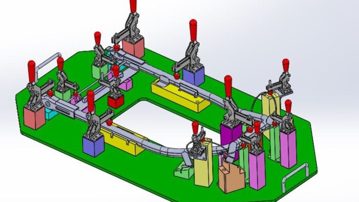 fikstür tasarımlarını Solidworks üzerinden yapabiliyorum
