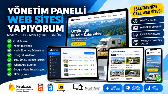 işletmenize özel profesyonel web sitesi hazırlayabilirim