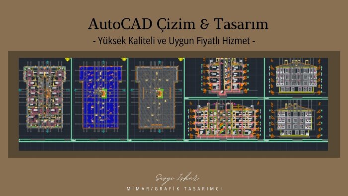 profesyonel olarak Autocad ile çizim hizmeti sunarım