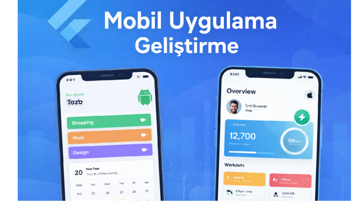 Flutter ile iOS ve Android mobil uygulama geliştirebilirim