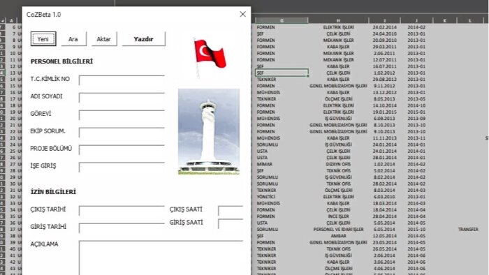 ihtiyacınıza özel excel tabloları hazırlayabilirim