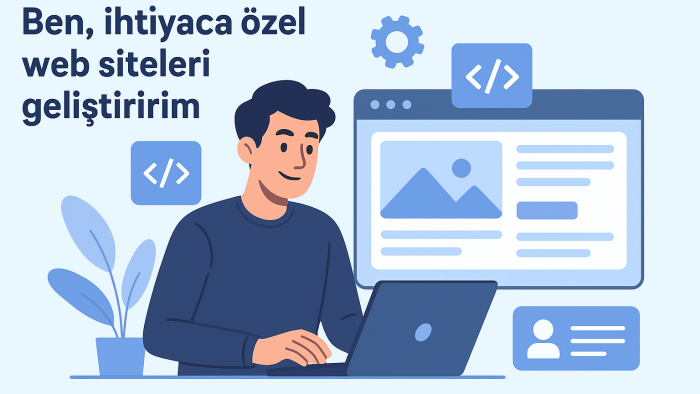 ihtiyaca özel web siteleri geliştiririm