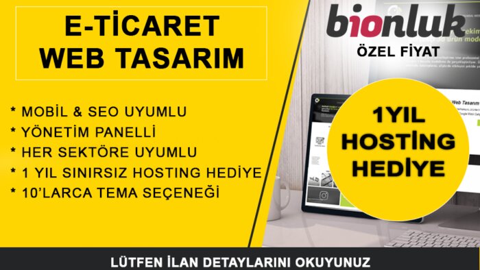 e-ticaret sitenizi size özel uygun fiyata yaparım