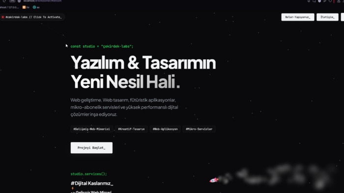 AI Altyapı Mobil/ ERP / Bağlantı operasyonel site yapıyorum
