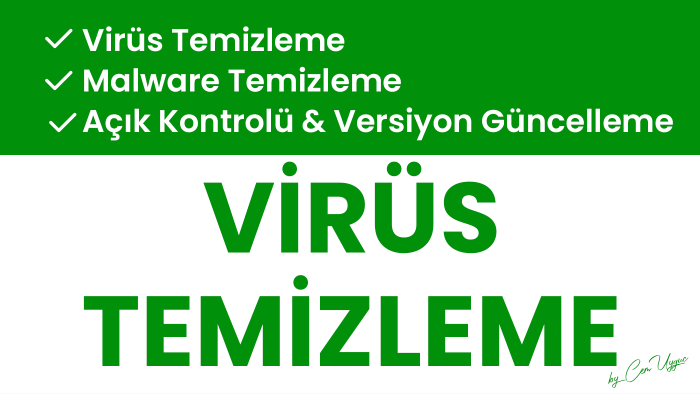 sitenizi virüs, malware ve diğer zararlılardan temizlerim