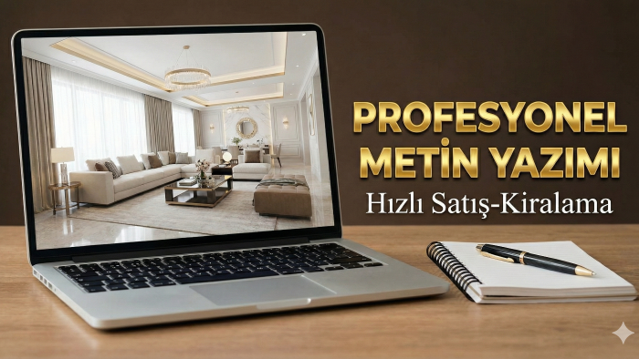 gayrimenkul ilanlarınız için profesyonel satış metni yazarım