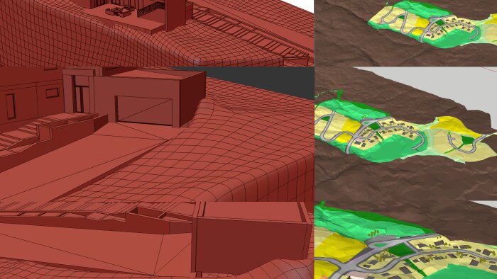  3D 3 boyutlu bir arazi modeli oluştururum