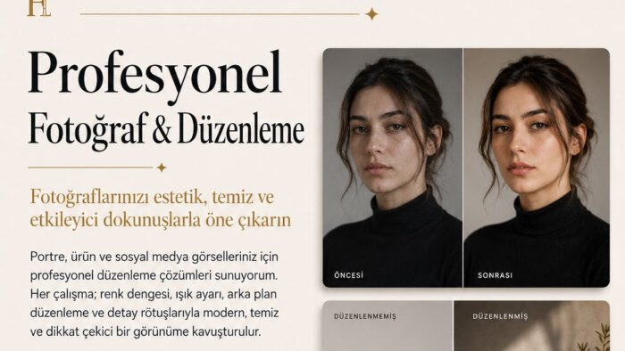 tüm photoshop, düzenleme ve rötuş işlerinizi yapabilirim