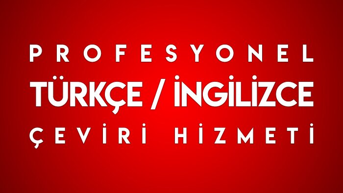 İngilizce-Türkçe çift taraflı yazılı çeviri yapabilirim